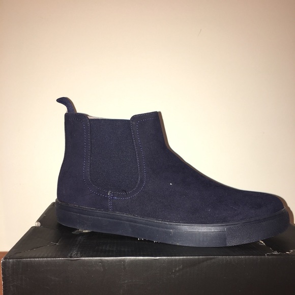 Other - 🚫sold🚫Harrison Mens Chelsea Boot Navy Suede 9.5